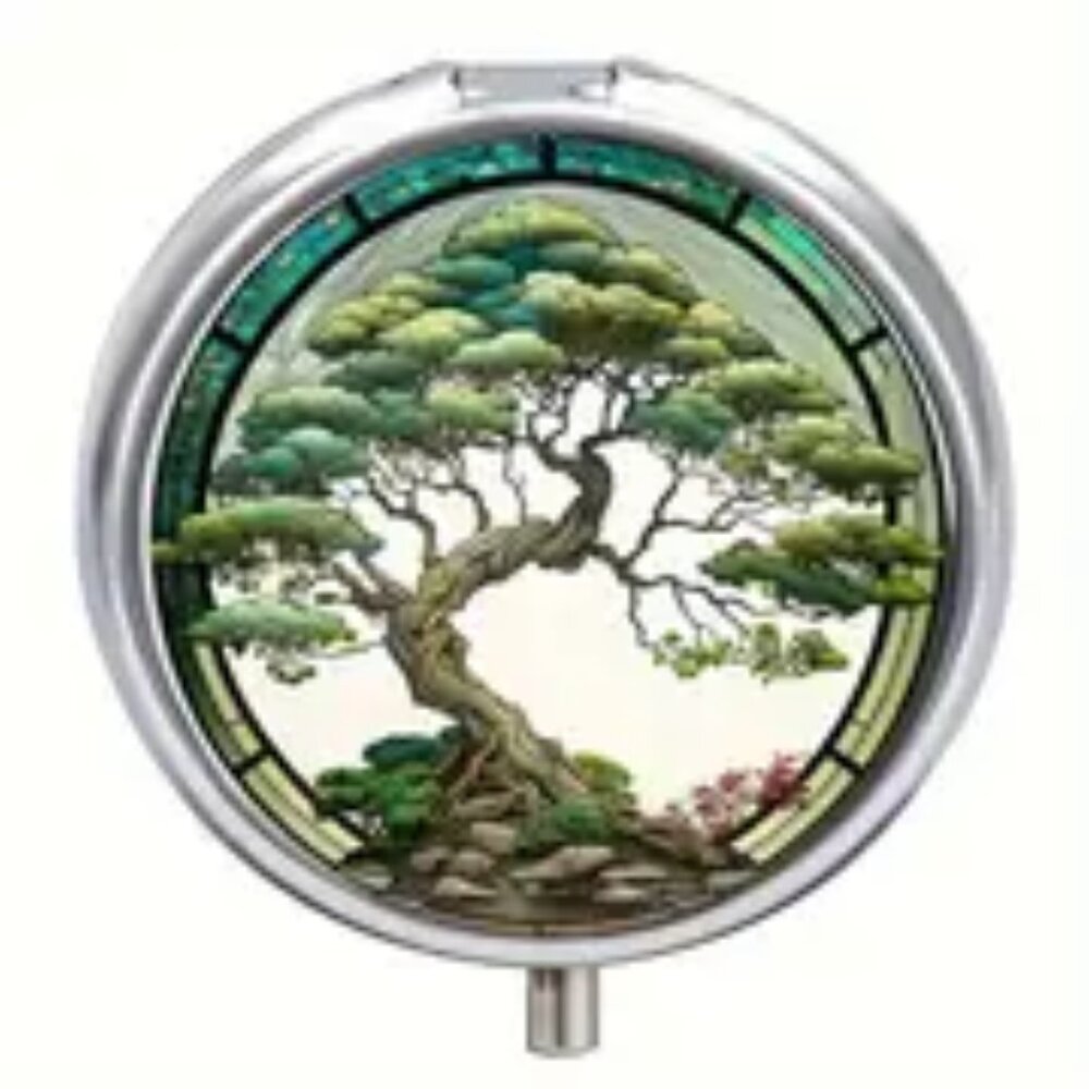 1pc.  Bonsai Tree Pill Box